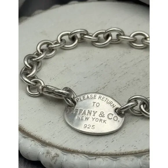 Tiffany & Co. | Jewelry | Tiffany Co 925 Silver Oval Tag